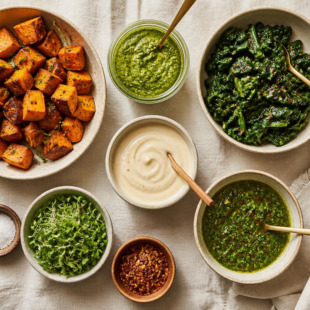 Guarniciones y salsas clave